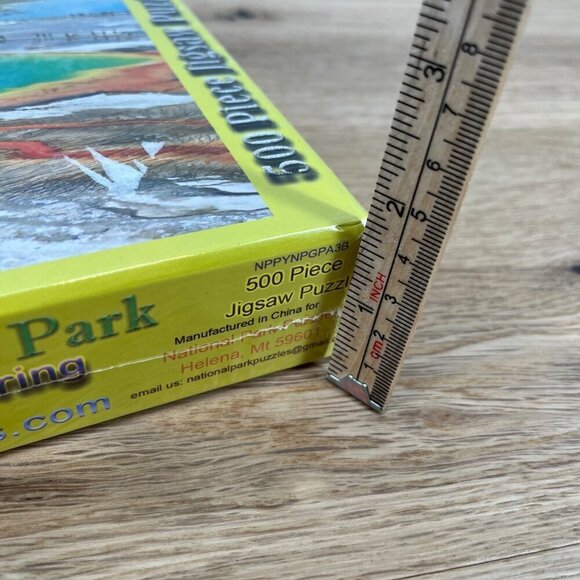 Americas National Parks 500 Piece Jigsaw Puzzle Yellowstone Spring NEW SEALED - Picture 8 of 9